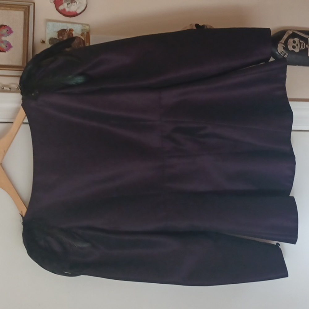Vintage purple blazer jacket - Picture 2 of 6